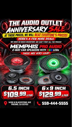 Memphis Srx Loud Speakers On Sale