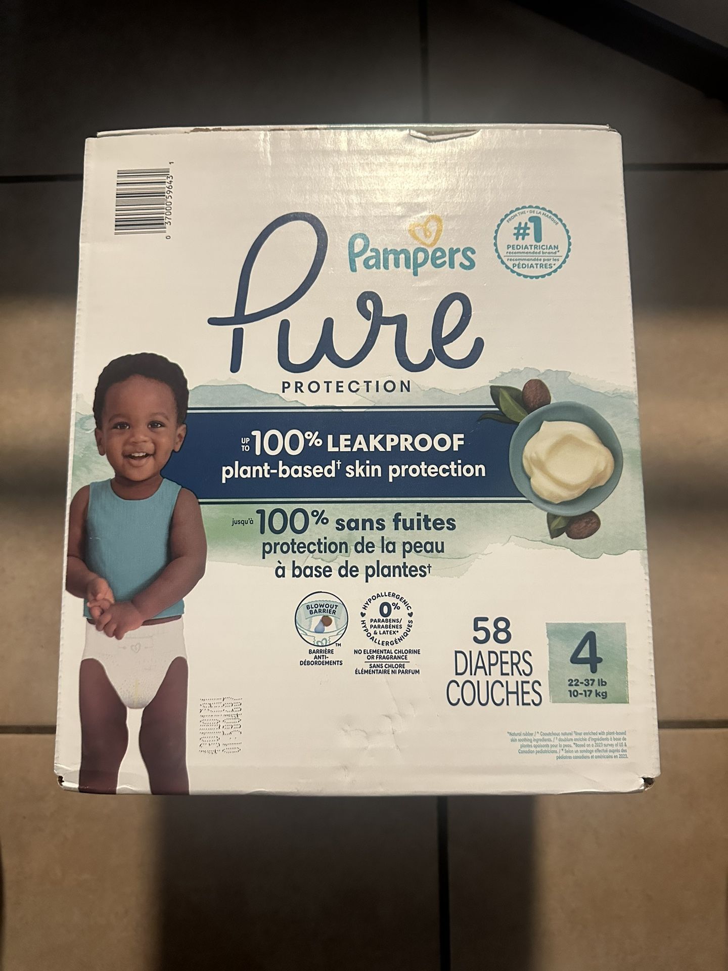 pamper pure protection size 4, 58