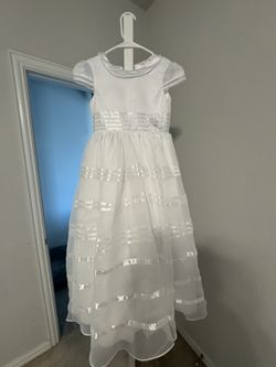 First Communion White Dress With Accessories