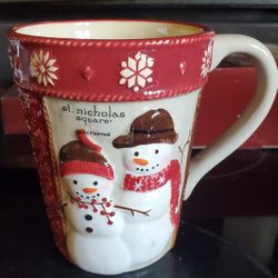 St Nicholas Square Warm Wishes Ceramic Mug