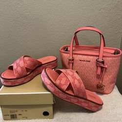 Michael Kors Matching Purse And Sandals