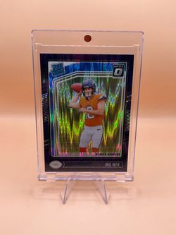 2024 Bo  Nix purple Shock optic rookie card🔥