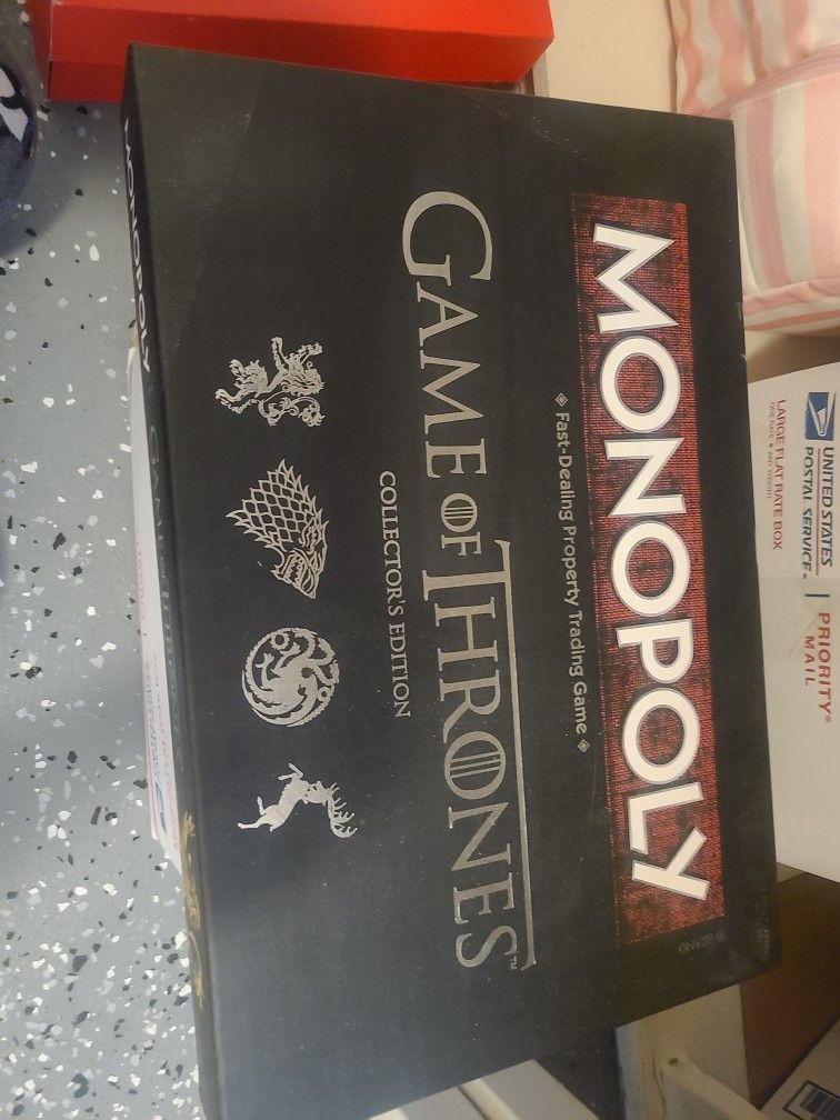 Monopoly Game Of Trone Collection Edition