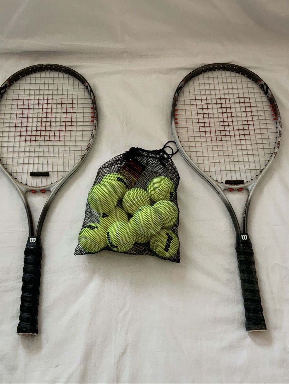 Wilson Tennis Rackets and Balls