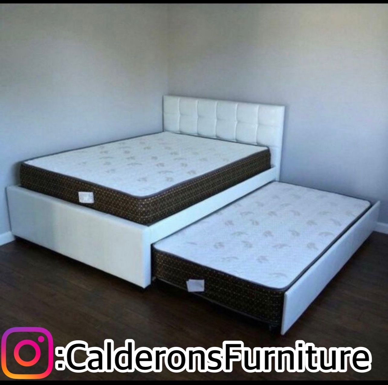 Full/twin Trundle Bed With Supreme Mattress Included!