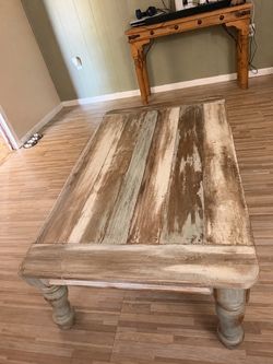 Rustic coffee table