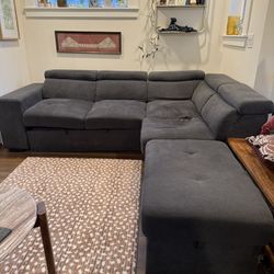 L-Shaped Sleeper Couch 