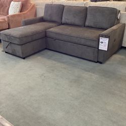 Kerle 2pc Sectional with Pop Up Bed