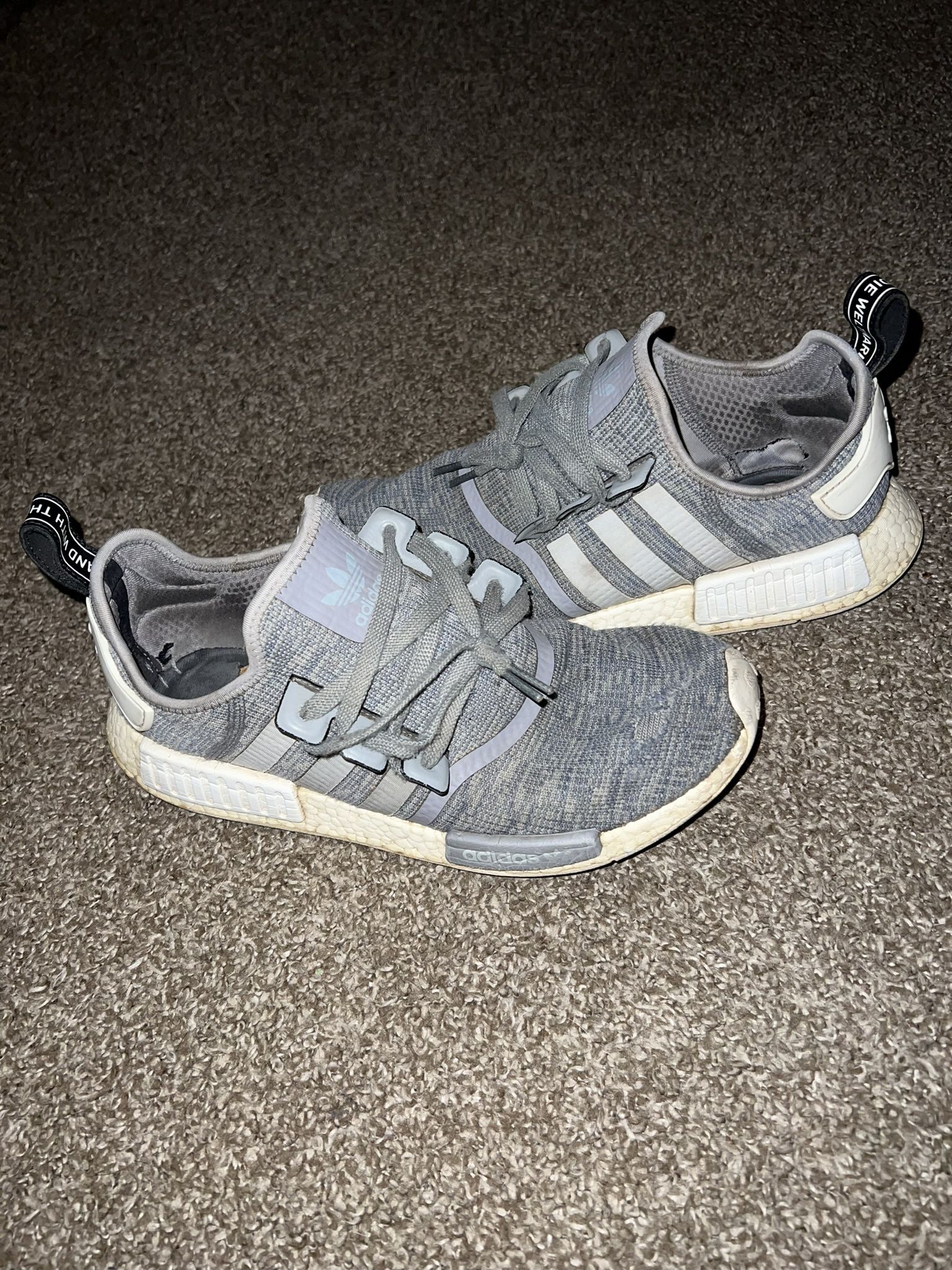 Adidas NMDs Glitch Solid Grey Camo Sneakers