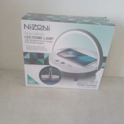 NIZONI WIRELESS PHONE CHARGER & LED DOME LAMP 