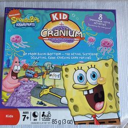 Kid Cranium SpongeBob Gama Educational 7+ Game Is Complete  Gently Used.