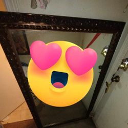 Big Heavy Antique Mirror 