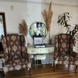 Wingback Chair Set
