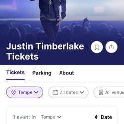 Justin Timberlake tickets X2