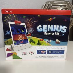 Osmo -  Genius Starter Kit for iPad - Ages 6-10 - Math, Spelling, Creativity