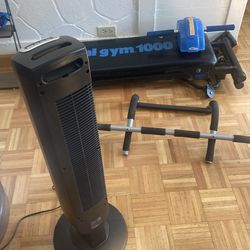 Total gym 1000/Skechers ab roller osculating fan