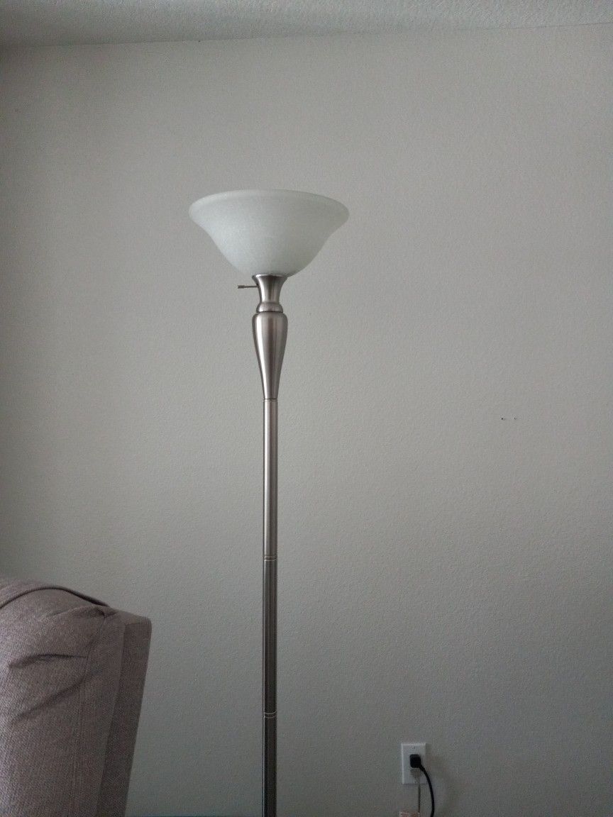 FREE..... FLOOR LAMP, SOFA AND DESK