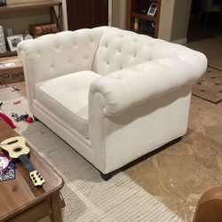White Living spaces Accent chair 
