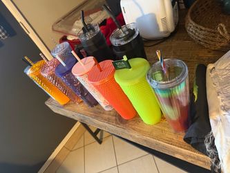 Starbucks drinking cups