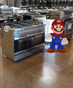 48 inch wide stainless steel Gas stove 