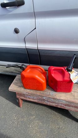 Two…Two Gallon Gas Cans