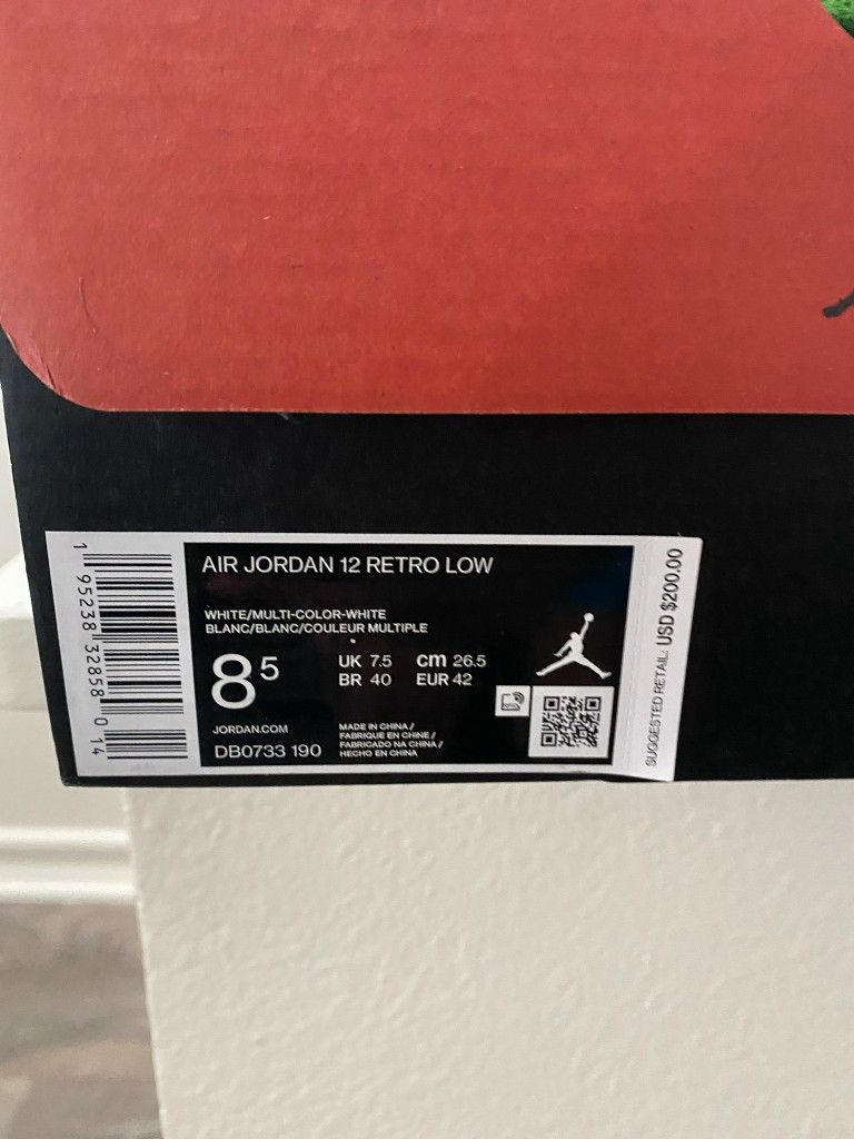 Air Jordan Retro Low 12 Easter