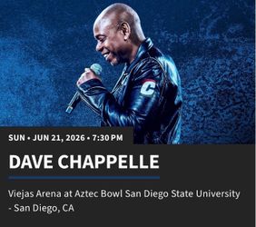 Dave Chappelle  SDSU 6/21