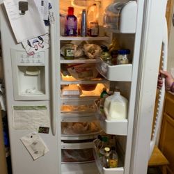 Side By Side Working Refrigerator 