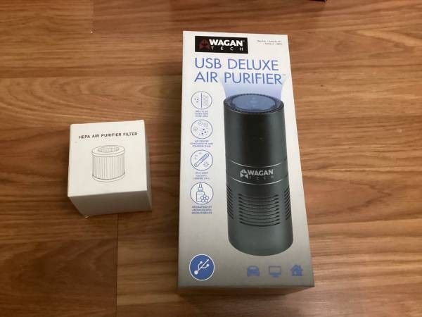 USB Deluxe Air Purifier (Free HEPA Filter)