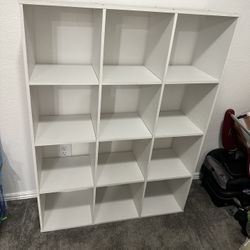 Cube organizer shelf