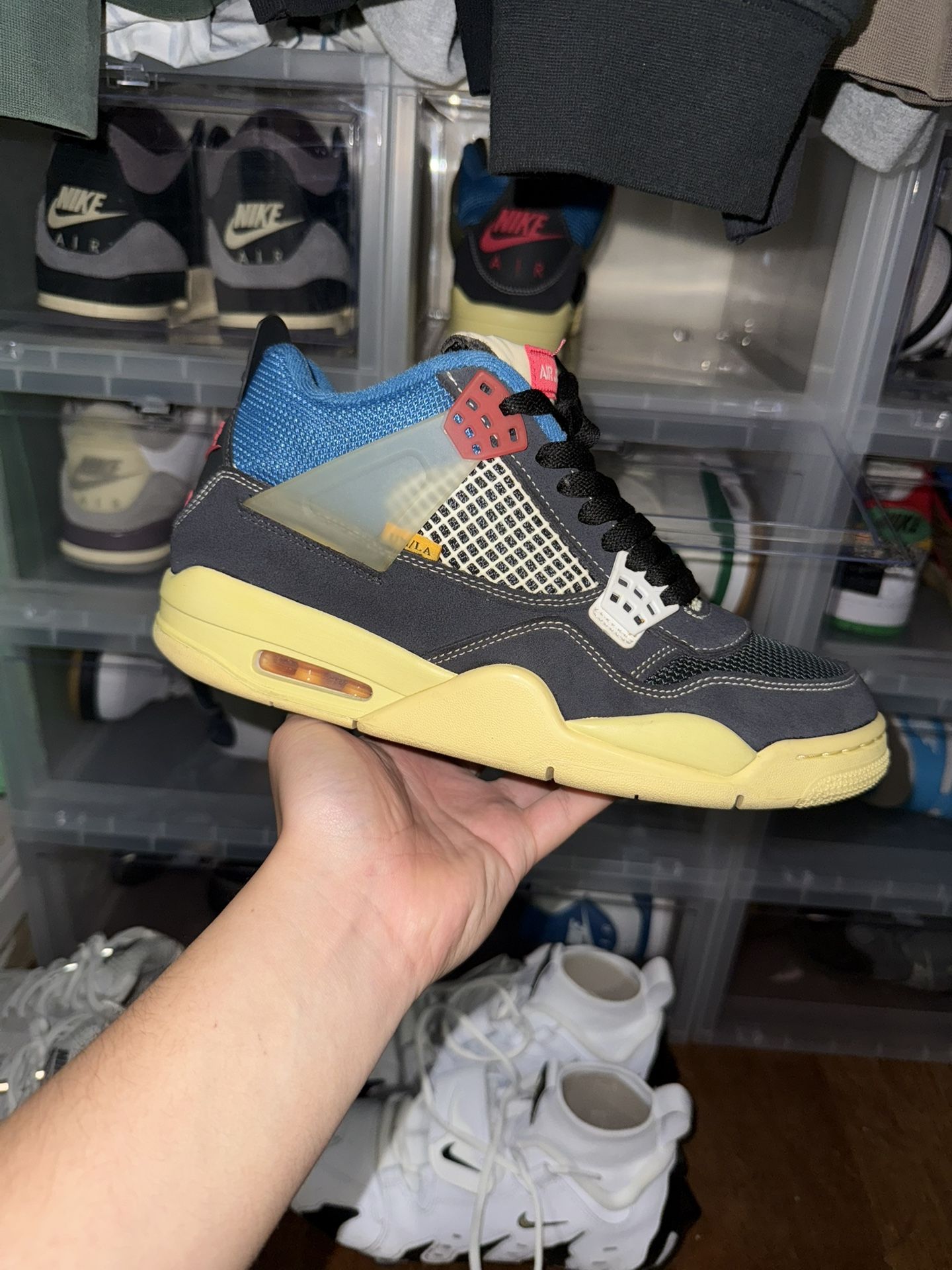 Jordan 4 Retro 'Union Off Noir'