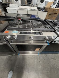 Gas Stove Range Slide In Kitchen Aid 