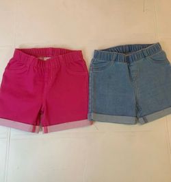 Pink short size 3T from cat and jack  Blue short size 18M from cat and jack  Both are new
