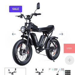 RIPTIDE Q20 PRO 2000 W MOTOR 52 VOLT 40AH BATTERY ****AWESOME BIKE**** NOW $799