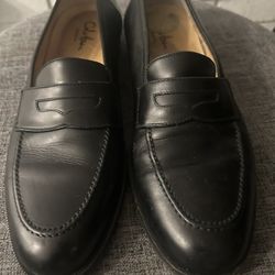 Cole Haan Black Leather Penny Loafers 