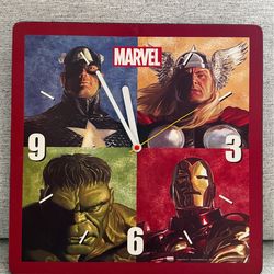 Retro Marvel Clock