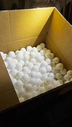 Ping pong balls