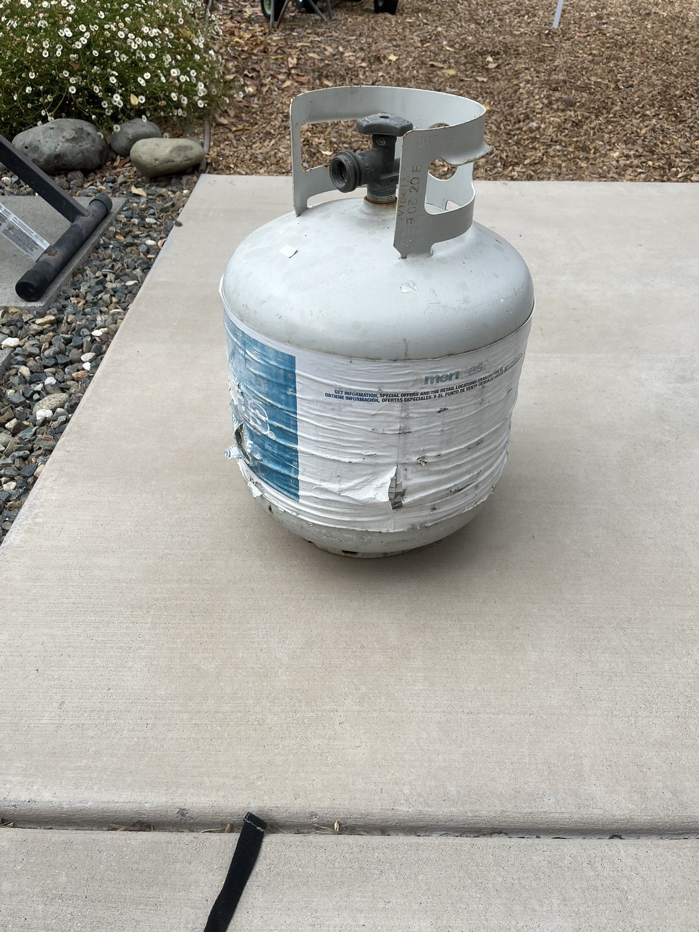 Empty 5 Gallon Propane Tank