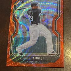 Jose Abreu 2021 Panini Red Wave Prizm 66/99 Card No.327