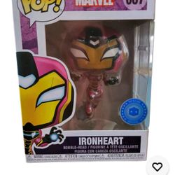 Brand New Funko Pop! Marvel #687 Ironheart.  Glows In The Dark Toys Kids Collect