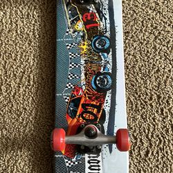 Vintage World Industries Demolition Derby Skateboard Flameboy Wet Willy 7.5x31