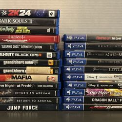 PS4 Games $15 EACH FIRM ON PRICE 