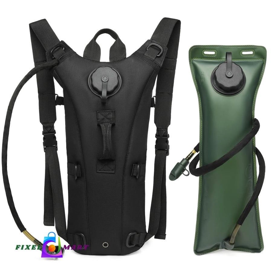 Tactical Hydration Pack Backpack Military Water-proof Nylon Water Bag with 3 Liter Bladder for Hiking Cycling Climbing

