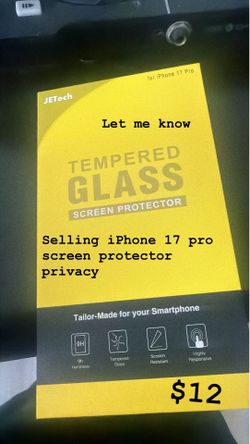 iPhone 17 pro screen protector privacy