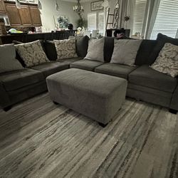Dark Gray Sectional Couch