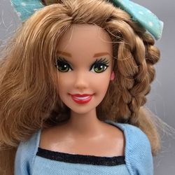90s Barbie With Vintage Disney Minnie Outfit 