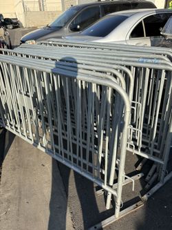 Portable Safety Barrier , Metal Fence