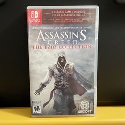 Assassin's Creed The Ezio Collection for Nintendo Switch video game console system lite oled 3 games AC assassins assassin