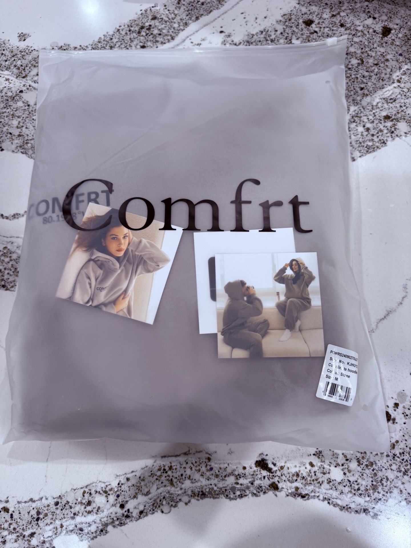 NEW - Comfrt Hoodie - Size M - Stone Color