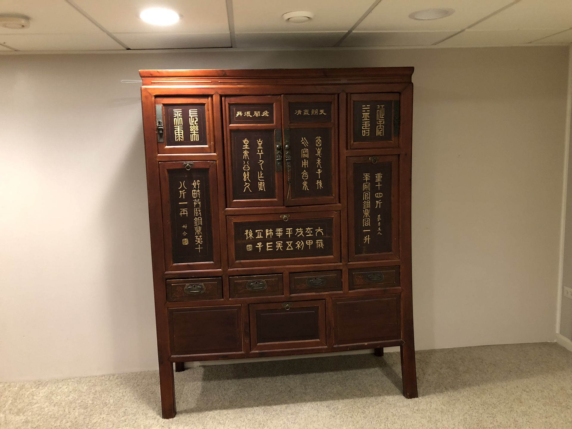 Antique china cabinet